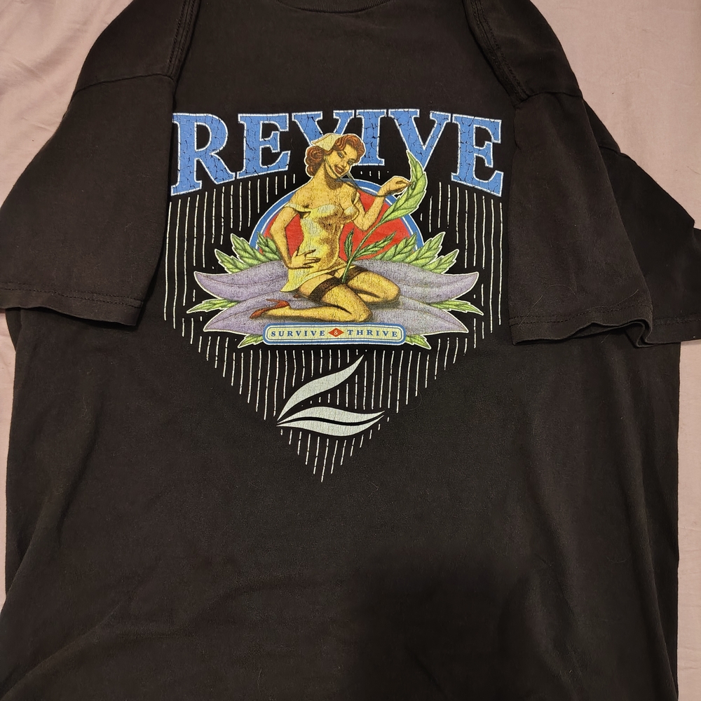 Alstyle Black T-Shirt with Vibrant Graphic